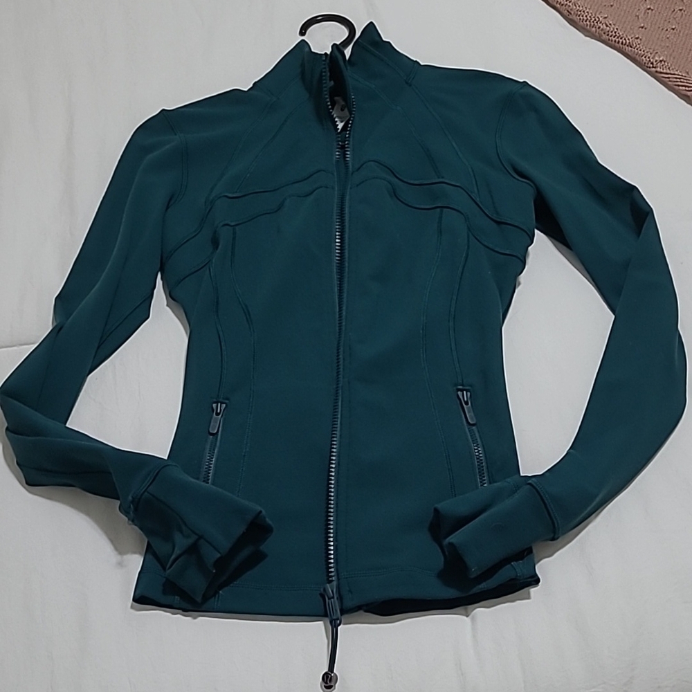 Lululemon Define Jacket size 4 storm teal